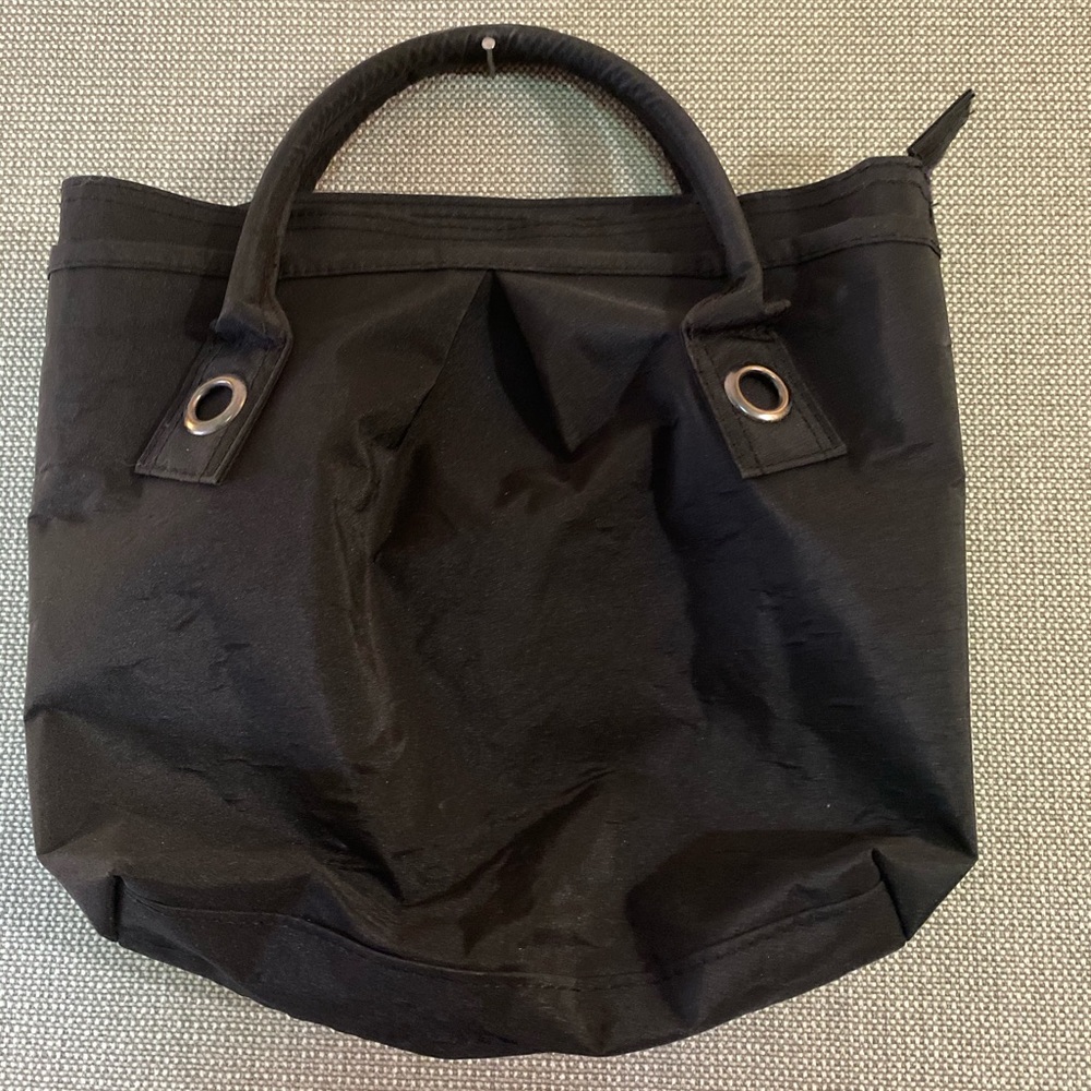 Small black handbag